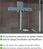 WENKO Badezimmer Wischer Silikon Mola grau Dusche Abzieher Produktbild-Vorschau 9