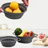 Faltbarer Silikon-Filterkorb, rund und dehnbar, perfekt für Produktbild-Vorschau 6