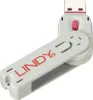LINDY Schlüssel für USB Typ A Port Schloss pink Produktbild-Vorschau 2