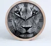 Holzuhr 25fi cm wanduhr - schwarze Spitzen - Portrait eines Produktbild-Vorschau 1