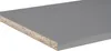 A close-up shot of a grey particle board material with a cut edge. Produktbild-Vorschau