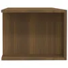 The Living Store TV-Schrank mit LED-Leuchten Braun Produktbild-Vorschau 4