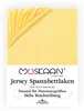 Müskaan Jersey Spannbettlaken 180x200 - 200x200 cm gelb bis Produktbild-Vorschau 1