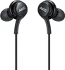 A pair of black AKG wired earphones against a white background. Voir les images du produit