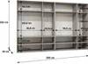 MEBLE KRYSPOL, Kleiderschrank, Schrank 300x202x52, Weiß, Produktbild-Vorschau 4