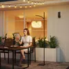 Solární stojací lampa Outsunny z ratanu se světelným Náhled obrázku produktu 2