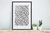 MuchoWow® Gerahmtes Poster Pantherdruck - Grau - Flecken Produktbild-Vorschau 4
