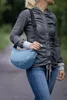 Handtasche Schultertasche Damen Freizeittasche Mond Form Produktbild-Vorschau 15