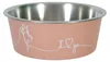 Gamelle en acier inoxydable LOVE DOG 1,7l rose Zolux Voir les images du produit 2