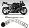 Středová trubka výfuku motocyklu, 48,5 mm, nerezová ocel, Náhled obrázku produktu 2