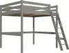Hochbett aus holz Sylvia 160x200 schräger Leiter - Grau Produktbild-Vorschau 4