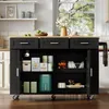 Carrello da cucina pieghevole con piano di lavoro, isola Anteprima dell’immagine prodotto 5
