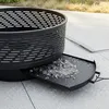 Relaxdays Feuerschale, Ø 66 cm, mit Grillrost, Deckel, Produktbild-Vorschau 7