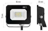 LED reflektor SIMPO 10 W, černý, neutrální bílá Náhled obrázku produktu