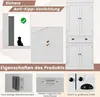 COSTWAY Armoire de cuisine 183cm, Armoire buffet en bois Voir les images du produit 3