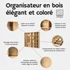 Woodweaver Etagère en bois | 28 compartiments | 45x40x3,5cm Voir les images du produit 12