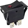 Wippschalter, Einbau 13,4x27,5mm 4 Pin 16A 250V Wippe mit Produktbild-Vorschau 1