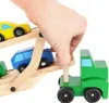 Lkw Aus Holz Mit Einem Set Aus 4 Autos Produktbild-Vorschau 6