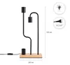 Tischlampe Stehlampe Vintage E27 Wohnzimmer Industriell Produktbild-Vorschau 4