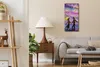 Wandbild Leinwand Bilder mit Uhr 30x60 Abstrakte Männer und Produktbild-Vorschau 3