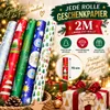 30 Rollen Geschenkpapier Weihnachten Verpackung Produktbild-Vorschau 2