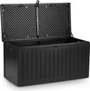 Cassetta da giardino 109 x 51 x 55 cm 270 litri nero Anteprima dell’immagine prodotto 3