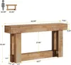 Tribesigns 160 cm Konsolentisch, aus Holz, 2-stöckiger Produktbild-Vorschau 7