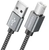 deleyCON 2m USB 2.0 Druckerkabel Scannerkabel USB A auf USB Produktbild-Vorschau 1