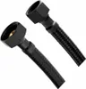 Two black flexible hoses with black fittings are shown against a white background. Náhľad obrázku produktu