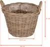 2.02 Cesto per piante naturale con manico - Ø 40 cm circa / Anteprima dell’immagine prodotto 2