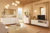 Wohnzimmer Möbel Set in Weiß modern mit Sideboard, Produktbild-Vorschau 1