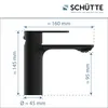 32316 MONTANA Waschtischarmatur, Schwarz matt Produktbild-Vorschau 5
