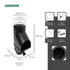 Jardinion Regenwasserfilter, Fallrohr Laubabscheider Produktbild-Vorschau 2