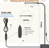 Stojací lampa černá Stmívatelná [120 LED USB 3 barevné Náhled obrázku produktu 2