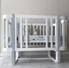 Lit bébé Veres Monaco (120x60 cm) - Blanc Gris Voir les images du produit 4
