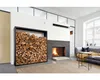 Kaminholzregal Firewood schwarz 77x38x35 cm Produktbild-Vorschau 2