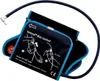 A close-up view of a blood pressure cuff with instructional diagrams. Podgląd zdjęcia produktu