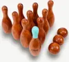 Uber Hölzernes Kegel Set / Bowling - Eco-Hartholz aus Produktbild-Vorschau 7