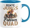 Quad-Fahrer Tasse Geschenk Echte Jungs Fahren Quad Produktbild-Vorschau 1