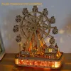 3D-Puzzle 3D Holzpuzzle, DIY Riesenrad Spieluhr mit Produktbild-Vorschau 5