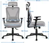 Yaheetech Bürostuhl Ergonomisch, Schreibtischstuhl mit Produktbild-Vorschau 3