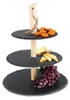 Servierständer mit 3 Ebenen Excellent Houseware, Schiefer, Produktbild-Vorschau 8