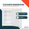 homeX Gefrierschrank, Tiefkühlschrank klein - 87 Liter, Produktbild-Vorschau 3