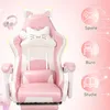 Gaming Stuhl mit Lendenwirbelstütze und Fußstütze 150kg, Produktbild-Vorschau 10