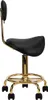 Kozmetická stolička 6001-G Gold - Black Náhľad obrázku produktu 2