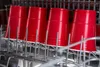TRESKO Červené a modré poháry 100 kusů + 12 míčků Plastové Náhled obrázku produktu 3