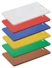 A stack of six cutting boards of different colors, each with a handle hole. Anteprima dell’immagine prodotto