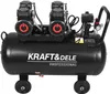 Bezolejový kompresor, 100L, 2x2200W | KD4083 Náhľad obrázku produktu 2
