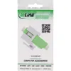 InLine LWL Keystone Snap-in Kupplung weiß, Duplex LC/LC, Produktbild-Vorschau 3