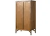 MASSIVMOEBEL24 Kleiderschrank Mango 100x60x180 braun geölt Produktbild-Vorschau 9